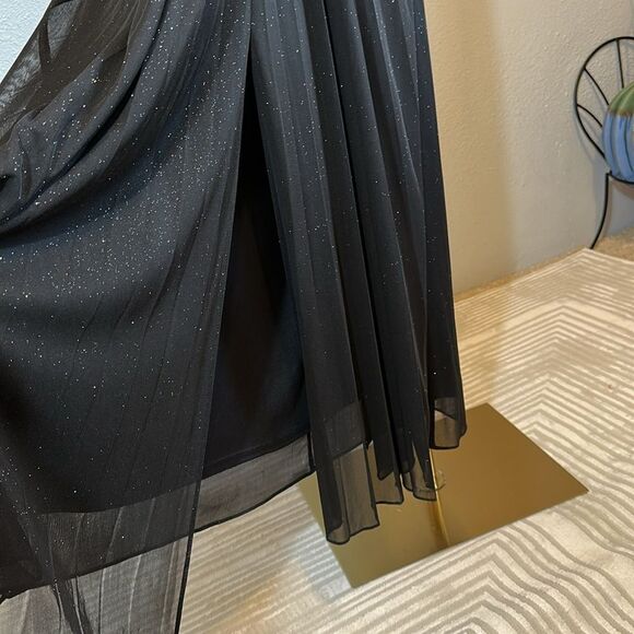 Vintage Jump apparel Elegant Black Halter Evening Dress size 9/10 - Picture 5 of 12